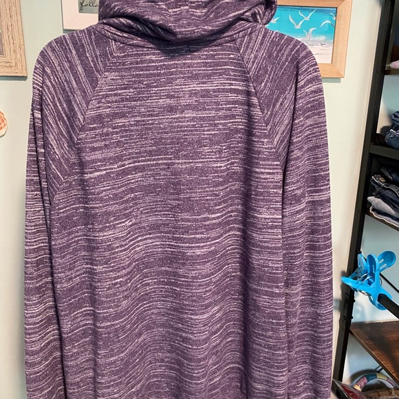 St. John’s Bay purple pullover hoodie - Picture 3 of 5